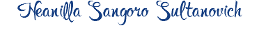 Neanilla Sangoro Sultanovich
