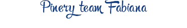 Pinery team Fabiana